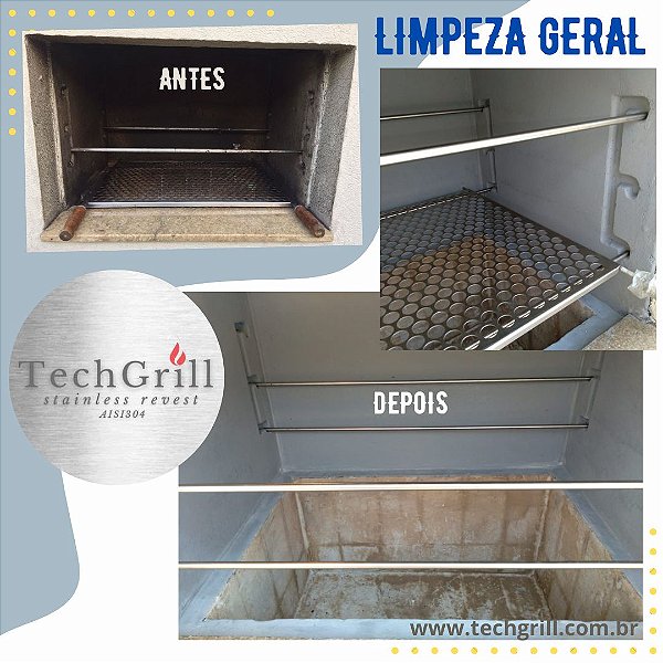 Antes e Depois - LIMPEZA E HIGIENIZAÇAO