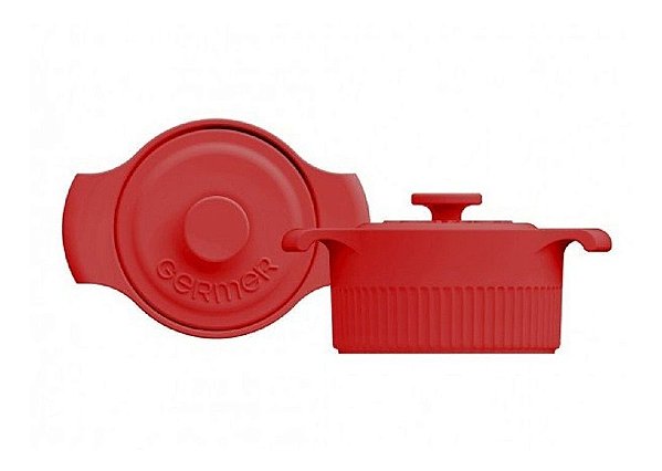 Cocotte Assar E Servir 10 Cm Mini Panela - Vermelho