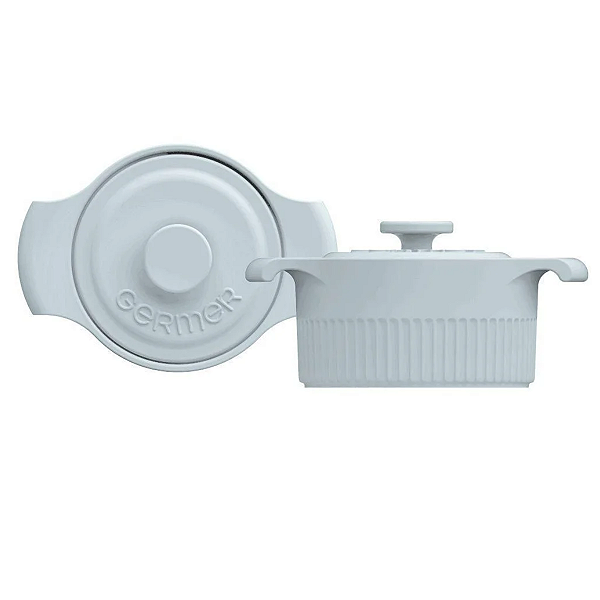 Cocotte Em Porcelana Azul Vintage 10cm - Germer