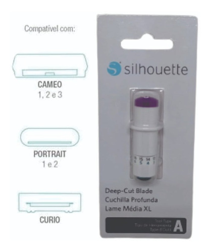 Lamina De Corte Profundo Deep Silhouette Cameo 3 / Curio - 136601