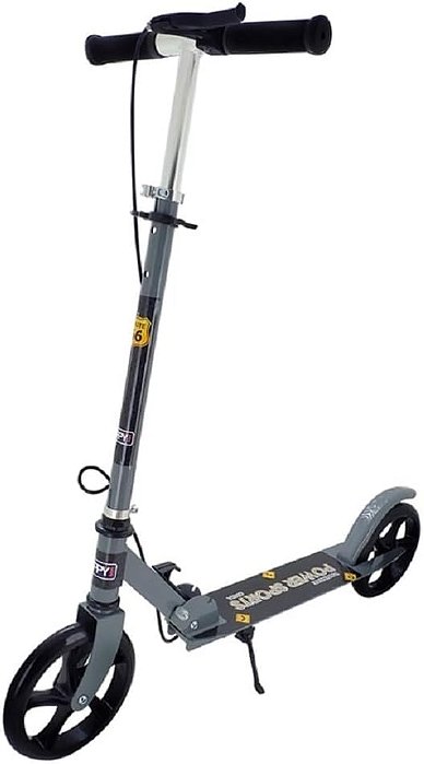 Patinete Dobrável Com Freios CINZA -OK