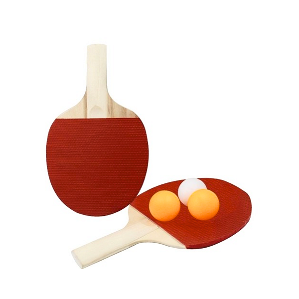 Raquete Para Ping Pong, Western, Com 3 Bolas