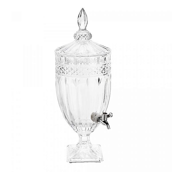 Suqueira De Vidro Cristal Para Suco Brandon 4 Litros Wolff