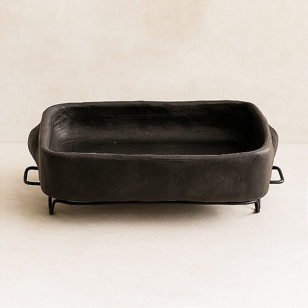 Travessa Quadrada Lasanha Para Todo Tipo De Forno