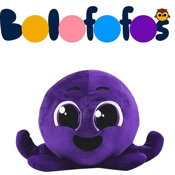 Pelúcia Pow Bolofofos Polvo 30cm FUNNBALL  + Bomba de Ar