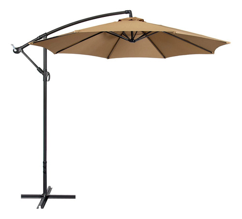 Ombrelone  Bora Bora 3,00m Com Base 009168 Bege