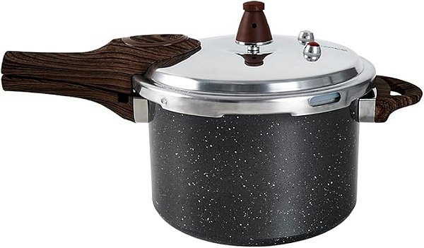 Panela de Pressão Ceramic Life com fundo indução 4,2 litros - Granito Brinox