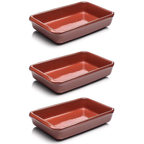 3 Formas Churrasco, Salada, Arroz, Maionese Nº1 - 26x13,5cm