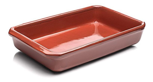 Assadeira Principado Barro Retangular N°2 1,5 Litros