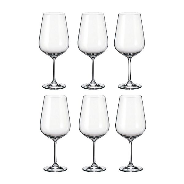 Jogo de 6 Taças para Bordeaux Strix em Cristal Ecológico 850ml