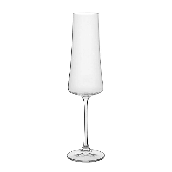 Taça Champanhe 26x7x7cm 210ml Cristal Transp 6p Bohemia Xtra