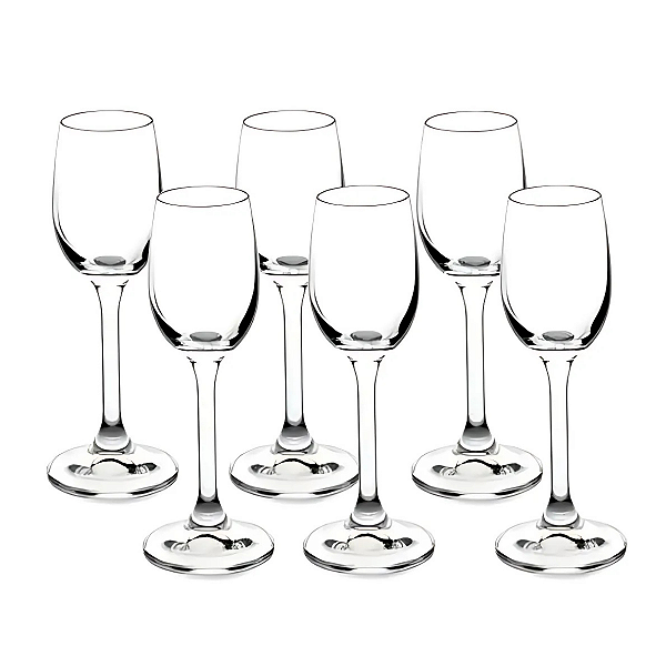 Taças Cristal Titanium Licor Colibri  65ml Bohemia