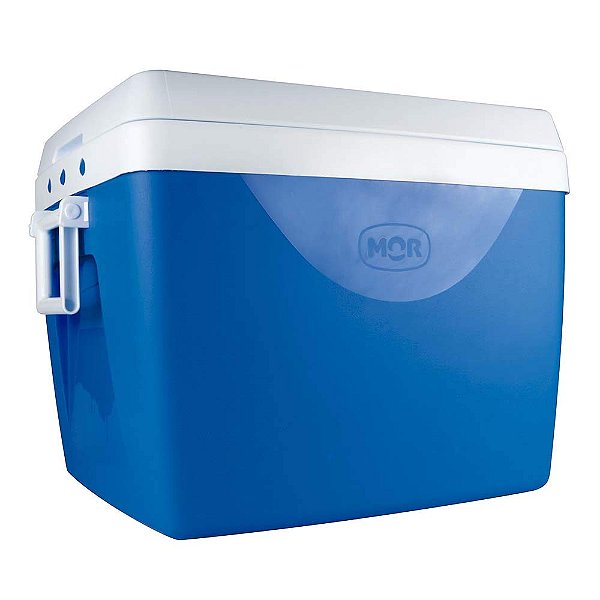 Caixa Térmica Cooler 75 Litros Baú Acampar Praia Festa Mor - AZUL