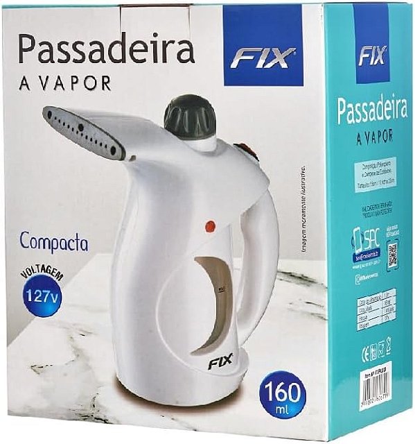 Passadeira De Roupas A Vapor Portátil 127V PT 160ML - Wincy