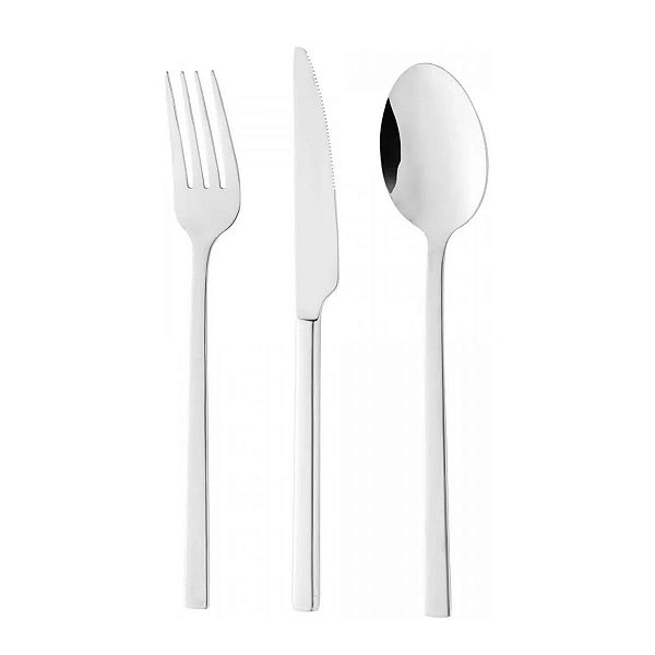 Faqueiro 24 Peças de Aço Inox Firenze