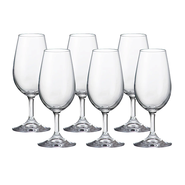 Jogo 6 Taças Cristal Para Chopp Gastro 210ML
