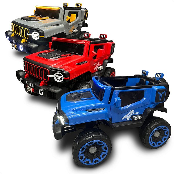 Carro Elétrico Off-Road Com Controle Remoto 12v
