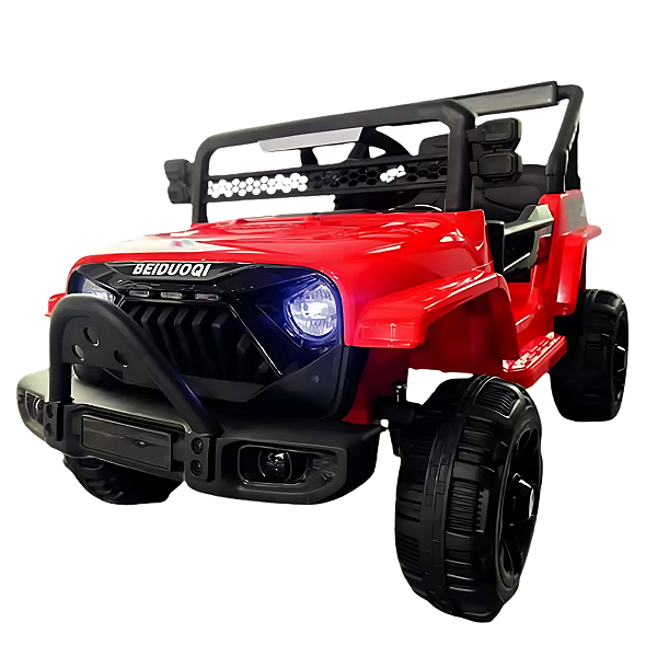 Carro Elétrico 12 V - Jeep Rubicon  Vermelho