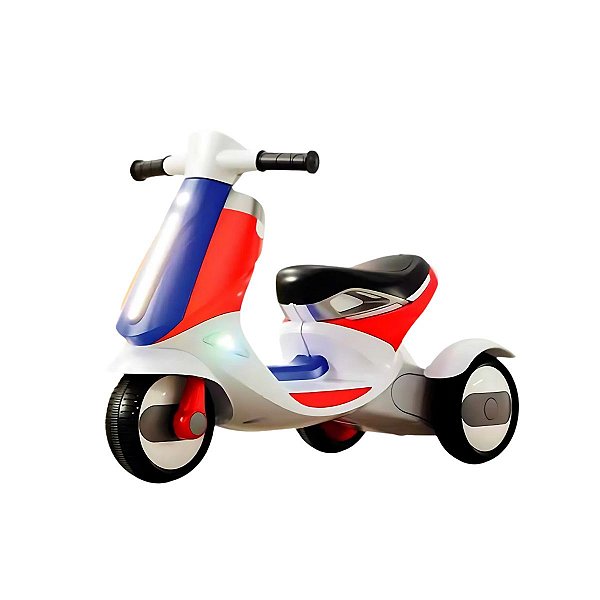 Moto Elétrica Infantil France Branca 6v