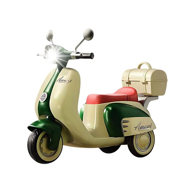 Moto Elétrica Infantil Italy Verde 6v