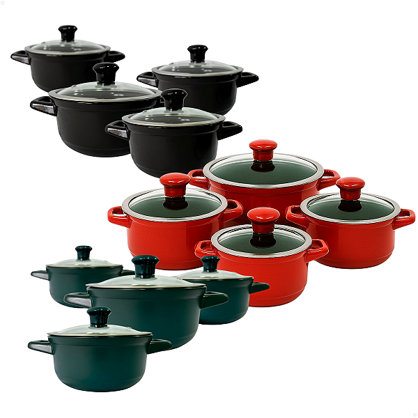 Conjunto Panelas de Cerâmica Duo Smart 4 peças