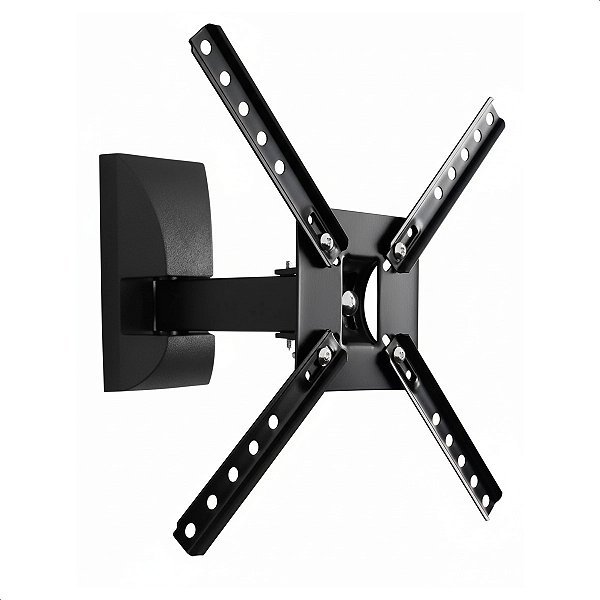 Suporte Articulado para TV LED, LCD, Plasma, 3D e Smart TV de 10” a 60” – SBRP 130 – Acompanha Nível Bolha