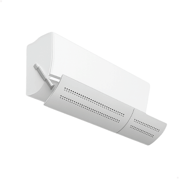 Direcionador De Ar Condicionado Defletor Ajustável Branco - 56cm a 108cm Universal