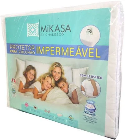 Protetor para Colchão Impermeável Casal - Branco