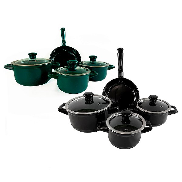 Conjunto Panelas de Cerâmica Duo Smart 4 peças