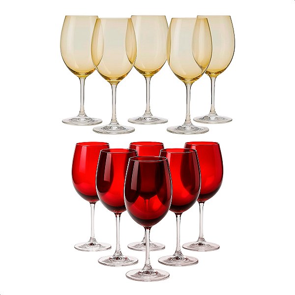 Jogo de 6 Taças para Água e Vinho Gastro 580ml