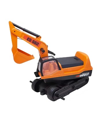 ver anúncio Escavadeira Trator Infantil Gigante Com Pedal - Totoka Laranja