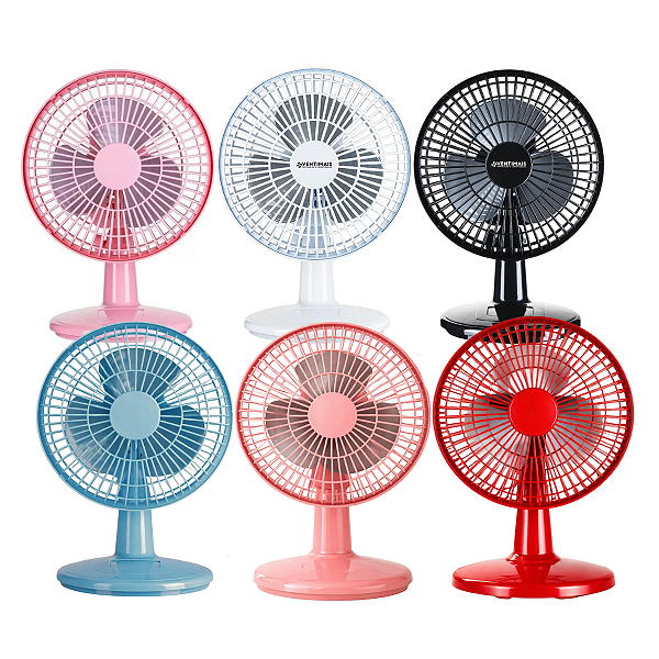 Mini Ventilador Turbo 20cm 220v Portátil Silencioso