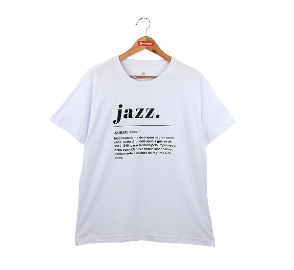 Camiseta Jazz Significado Branca