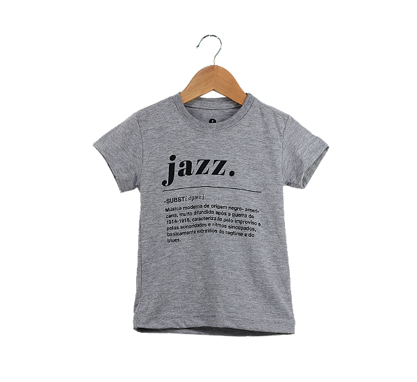 Camiseta INFANTIL Jazz Significado mescla