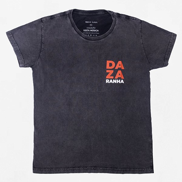 Camiseta Dazaranha Elementos Marmo Preta