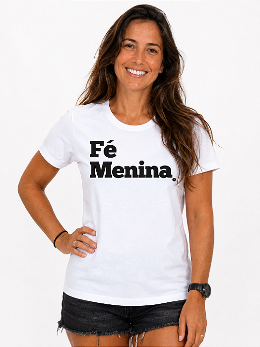 Baby Look Dazaranha - Fé Menina