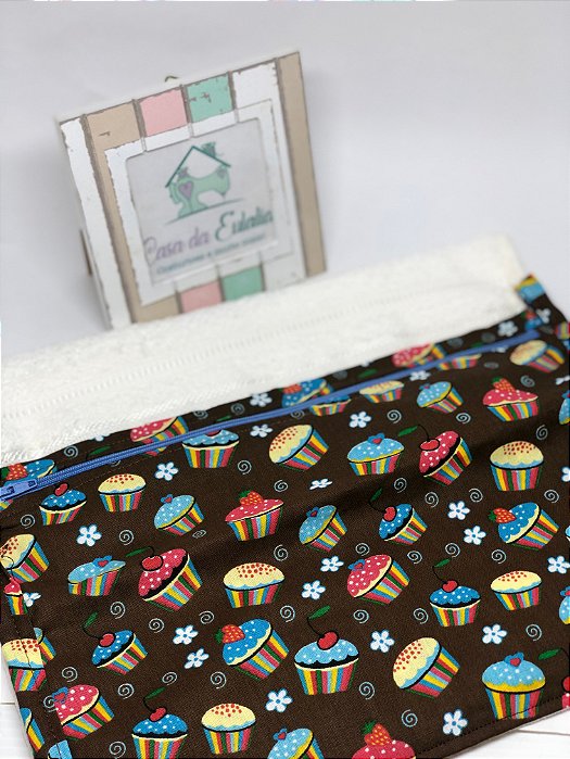 Toalhinha infantil com zíper