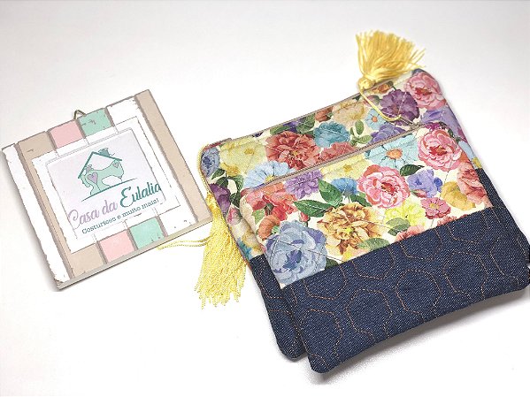 Kit Necessaire Jeans