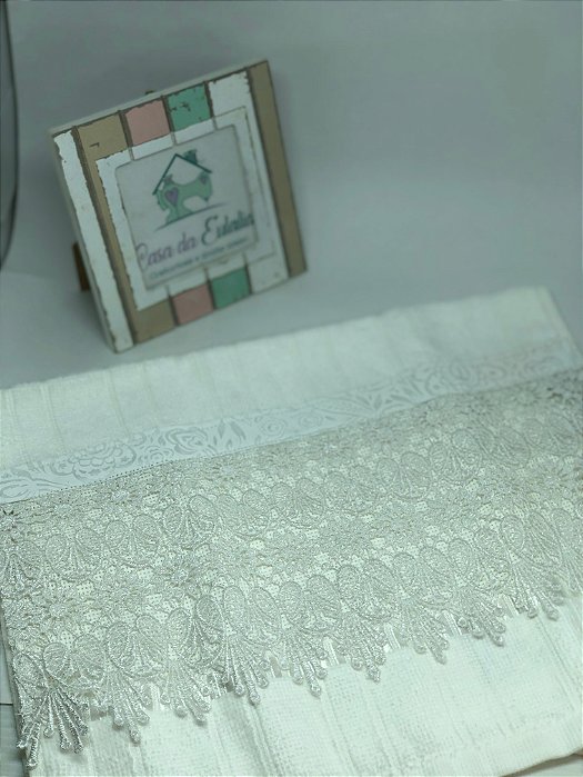 Toalha de lavabo branca