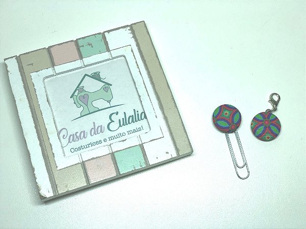 Kit clips com pingente