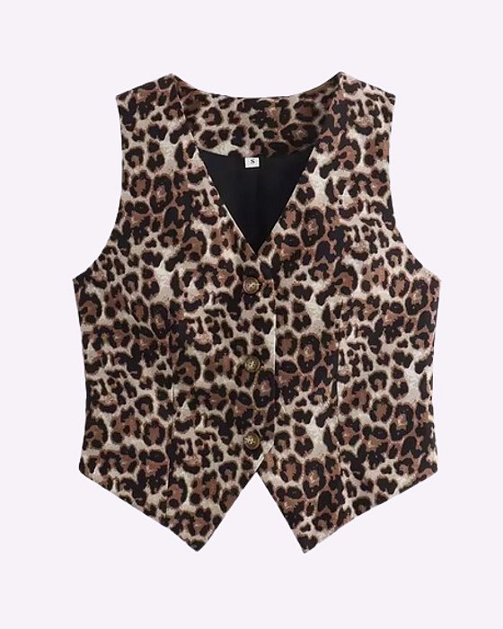 Colete Animal Print