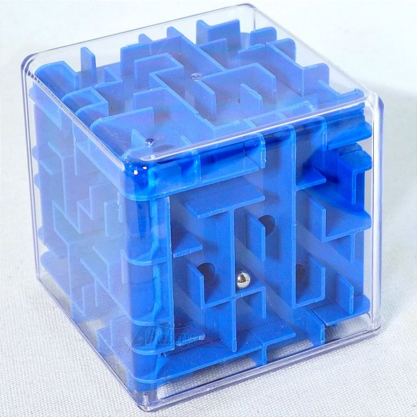 Maze 3D Puzzle Sphere Ball Labirinto Azul