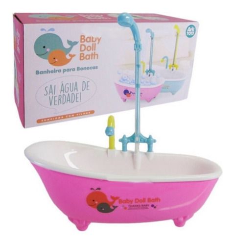 Banheira de boneca que sai agua Clearance