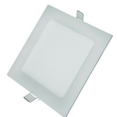 Luminária Plafon LED 12W 17x17 Quadrado Embutir Branco Neutro 4000k