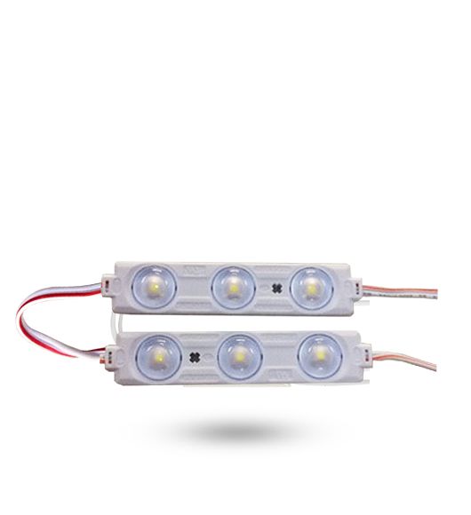 Módulo 3 LedS com Lente IP67 12V 2W Branco Frio - Sustenta Led - A maior  loja de lâmpadas, refletores e luminárias públicas de LED do Brasil!