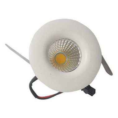 Mini Spot LED 1W De Embutir Redondo Teto Cob Branco Quente 3000k