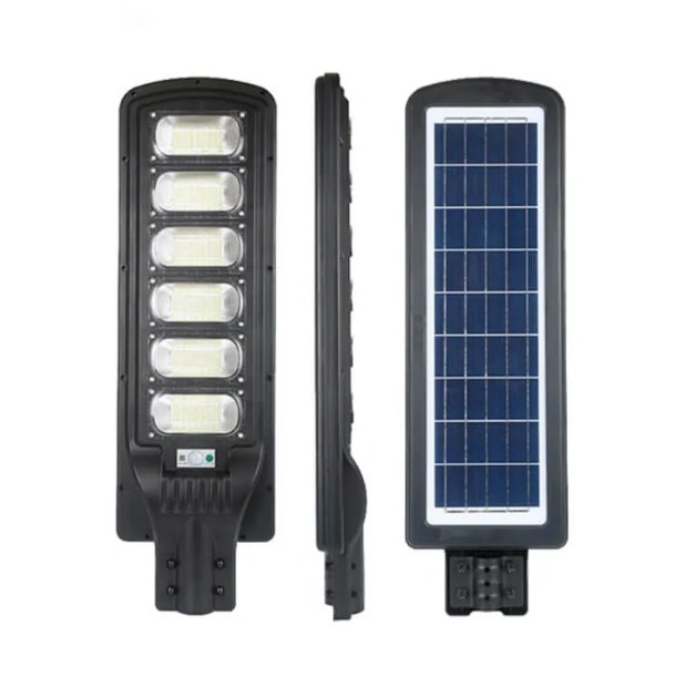 Luminária Pública De Poste Solar 300W LED Com Sensor e Controle
