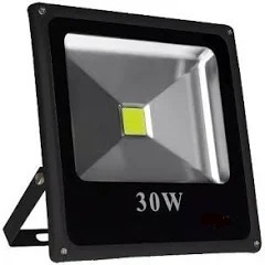 Refletor Holofote LED COB 30W IP65/IP67 A prova D'Água Branco Frio 6000k