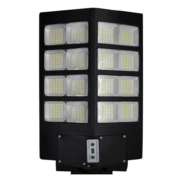 Luminária Pública De Poste Solar 800W LED Com Sensor e Controle