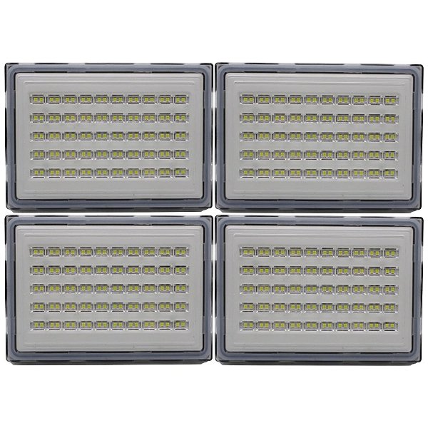 Refletor LED Holofote Modular ABS 400W á Prova D'água Branco Frio 6500K IP67 SOFT